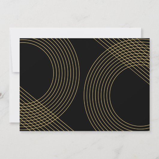 Minimal Modern Arch Photo Graduation Announcement 招待状 (裏面)