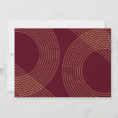 Minimal Modern Arch Photo Graduation Announcement 招待状 (裏面)