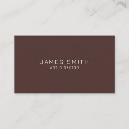 Minimal Modern Art Director Business Card 名刺