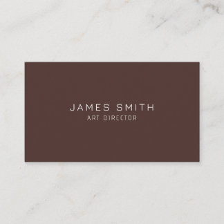 Minimal Modern Art Director Business Card 名刺