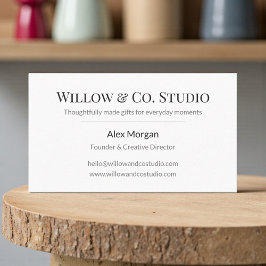 Minimal Modern Business Card 名刺