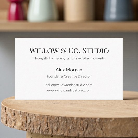 Minimal Modern Business Card 名刺