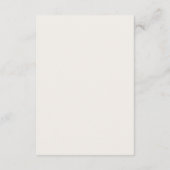Minimal Modern City Hall Wedding Details Card エンクロージャーカード (裏面)
