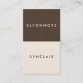 Minimal Modern Craft Chocolate Maker Qr Code 名刺 (正面)