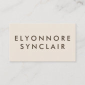 Minimal Modern Craft Chocolate Maker Qr Code 名刺 (正面)