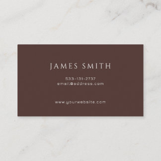 Minimal Modern Creative Director Business Card 名刺