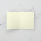 Minimal Modern Custom Photo Wedding サンキューカード (内部)