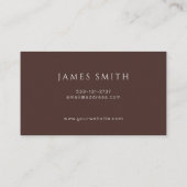 Minimal Modern Design Lead Business Card 名刺 (裏面)