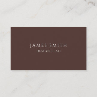 Minimal Modern Design Lead Business Card 名刺