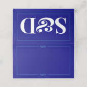 Minimal Modern Editable Wedding プレイスカード (外部開封)