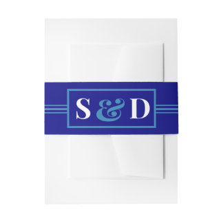 Minimal Modern Editable Wedding 招待状ベリーバンド