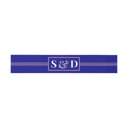 Minimal Modern Editable Wedding 招待状ベリーバンド (フラット)