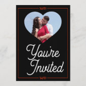 Minimal Modern Editable Wedding 招待状 (裏面)