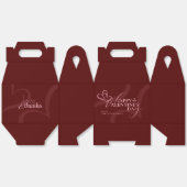 Minimal Modern Elegant Typography Valentine's Day フェイバーボックス (見開き)