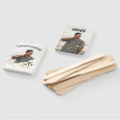 Minimal Modern Faux Gold Frame Photo Grad Party  ハンドファン (組立なし)