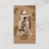 Minimal Modern hand Made Artistic Pottery Photo  名刺 (正面)