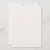 Minimal Modern Ivory RSVP Card (裏面)