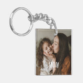 Minimal Modern Mom Established Photo  キーホルダー (正面左)