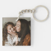 Minimal Modern Mom Established Photo  キーホルダー (裏面)