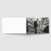 Minimal Modern Photo Wedding ゲストブック (全面)