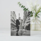 Minimal Modern Photo Wedding Program (スタンド正面)