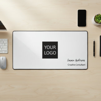 Minimal Modern Professional | あなたのロゴ デスクマット