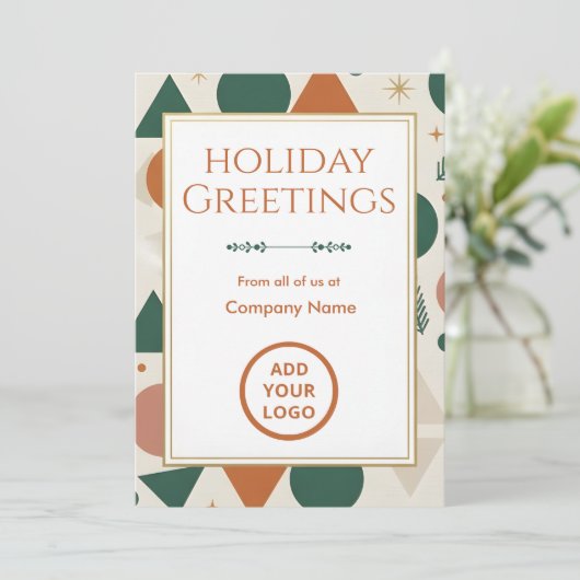 Minimal Modern-Retro | Logo-Ready Bulk Edition シーズンカード (スタンド正面)