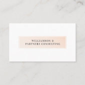 Minimal Modern Simple Professional Photo QR Code 名刺 (裏面)