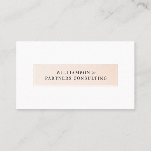 Minimal Modern Simple Professional Photo QR Code 名刺 (裏面)