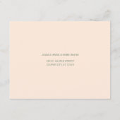 Minimal Modern Vietnamese Wedding RSVP Postcard (裏面)