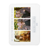 Minimal Mom 3 Photos College Keepsake マグネット (縦)