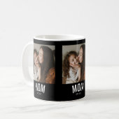 Minimal Mom Established Black 3 Photo コーヒーマグカップ (正面左)