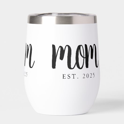 Minimal Mom Established Gift New Mom (背面)
