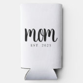 Minimal Mom Established Gift New Mom スリム缶クーラー (裏面)