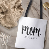 Minimal Mom Established Gift New Mom トートバッグ