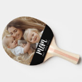 Minimal Mom Established Script Black Photo 卓球ラケット (横)