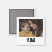 Minimal Mom Established Vintage Instant Photo マグネット (正面/裏面)