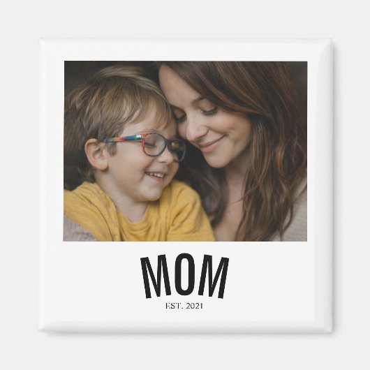 Minimal Mom Established Vintage Instant Photo マグネット (正面)