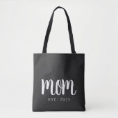 Minimal Mom Gift Established New Mom トートバッグ (正面)