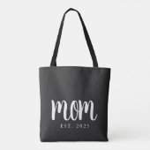 Minimal Mom Gift Established New Mom トートバッグ (裏面)