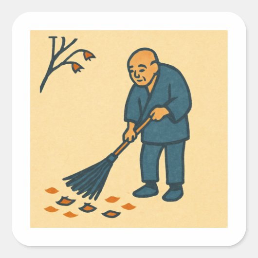 Minimal Moments of Daily Life スクエアシール (正面)