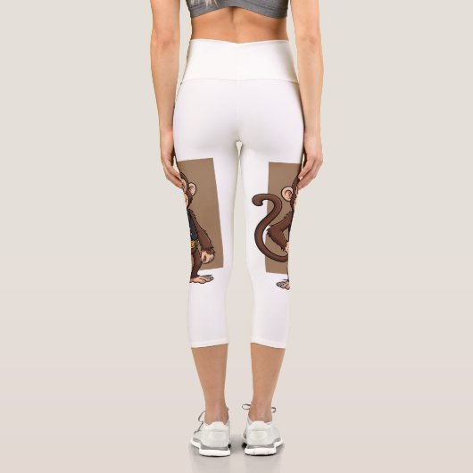 Minimal Monkey – Calm Motion High Waisted Capris カプリレギンス (裏面)