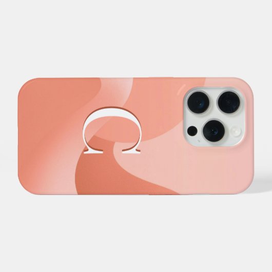 Minimal Monogram C Phone Case iPhoneケース (裏面横)