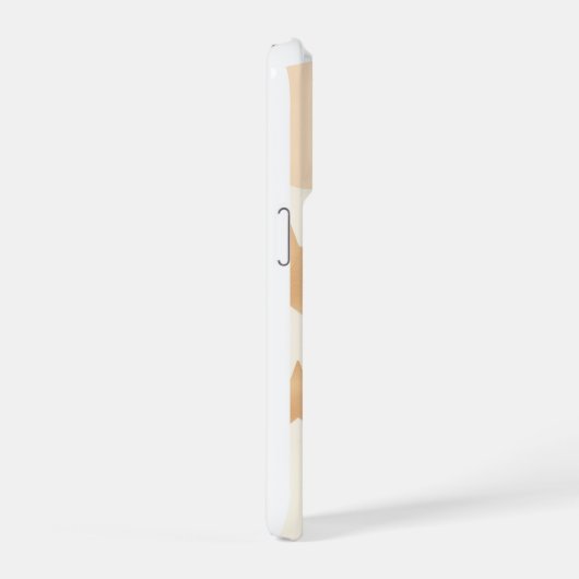 Minimal Monogram Letter P Phone Case – Aesthetic A iPhoneケース (右側面)