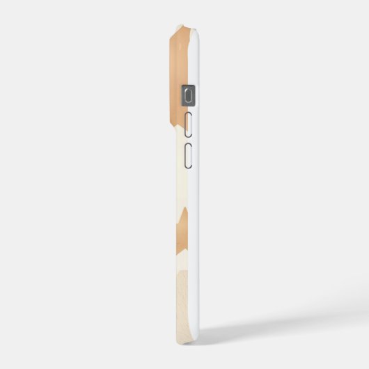 Minimal Monogram Letter P Phone Case – Aesthetic A iPhoneケース (左側面)