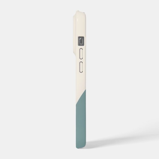 Minimal Monogram N Phone Case – Modern Aesthetic D iPhoneケース (左側面)