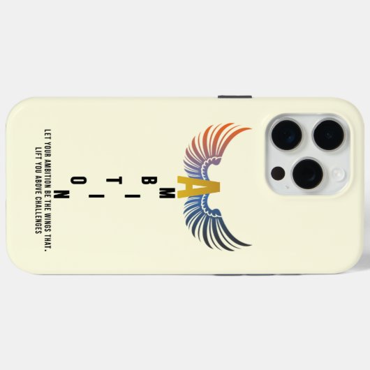 Minimal Motivational iPhone / iPad case Case-Mate iPhoneケース (裏面 (横))