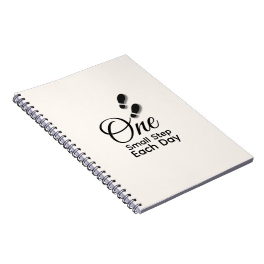 Minimal Motivational Notebook – Quote Journal ノートブック (右側)