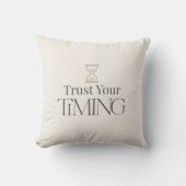 Minimal Motivational Throw Pillow-Aesthetic Decor クッション (正面)