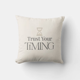 Minimal Motivational Throw Pillow-Aesthetic Decor クッション